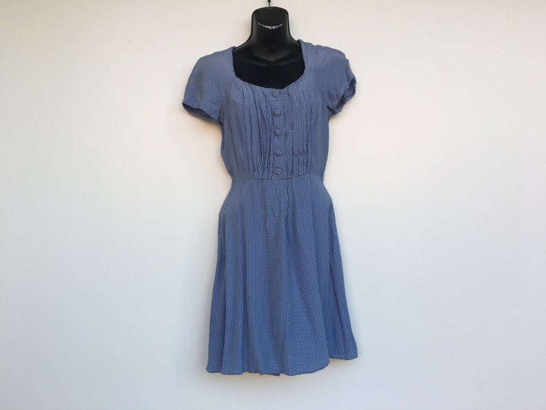 Vintage Blue Dress Cute