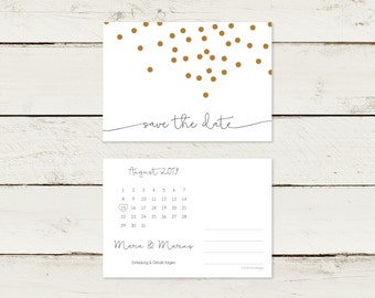 Save The Date Karten Etsy De