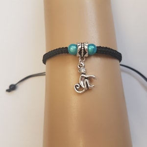 Monkey bracelet - monkey charm - monkey - monkey jewellery - monkey jewelry - animal bracelet - animal jewellery - animal jewelry - animal