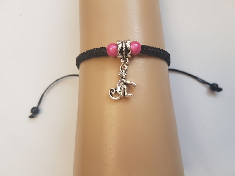 Monkey Bracelet Monkey Charm Monkey Monkey Jewellery Etsy UK