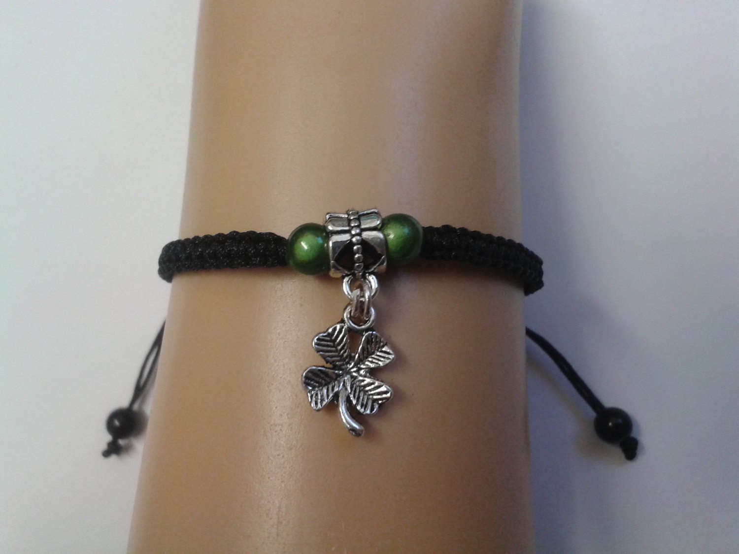 Four leaf clover bracelet four leaf clover charm lucky | Etsy