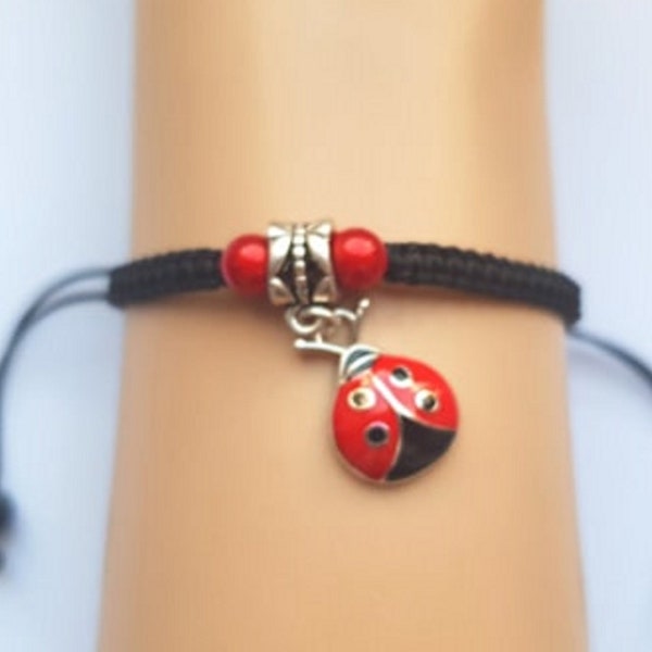 Ladybird bracelet - ladybird - ladybug bracelet - ladybug - bug - insect - ladybird charm - ladybug bracelet - insect bracelet