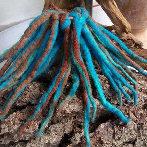Elf game, &quot;Ella&quot;, hair tie, ponytail holder, dreadlocks, felt, hair accessories, Waldorf,