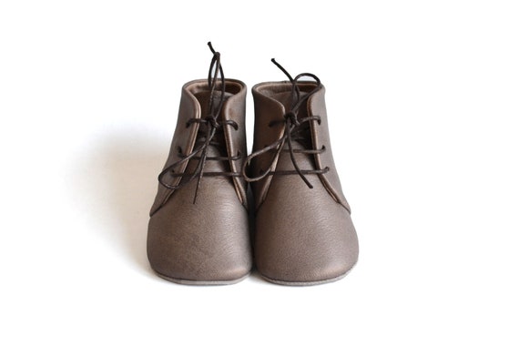 baby leather booties