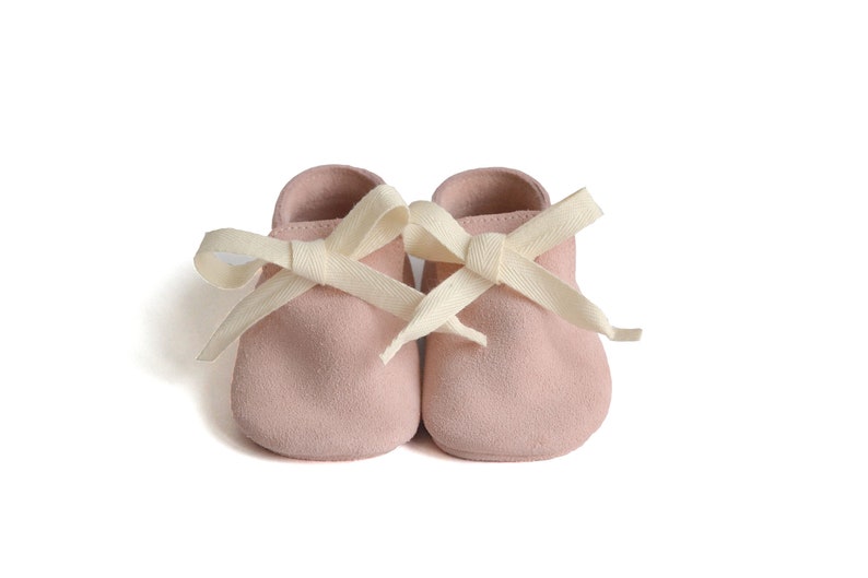 baby girl leather moccasins