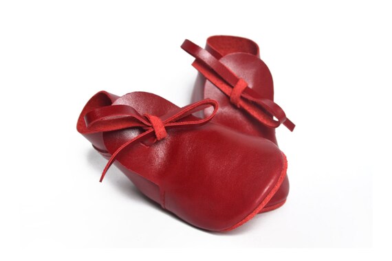 baby girl leather booties