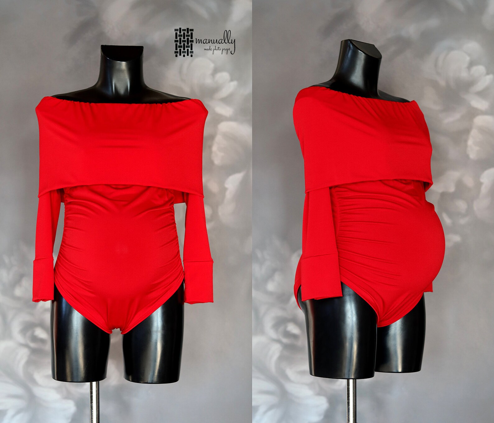 Stretch Maternity Bodysuit for Photo Shoot Nicole Maternity Etsy