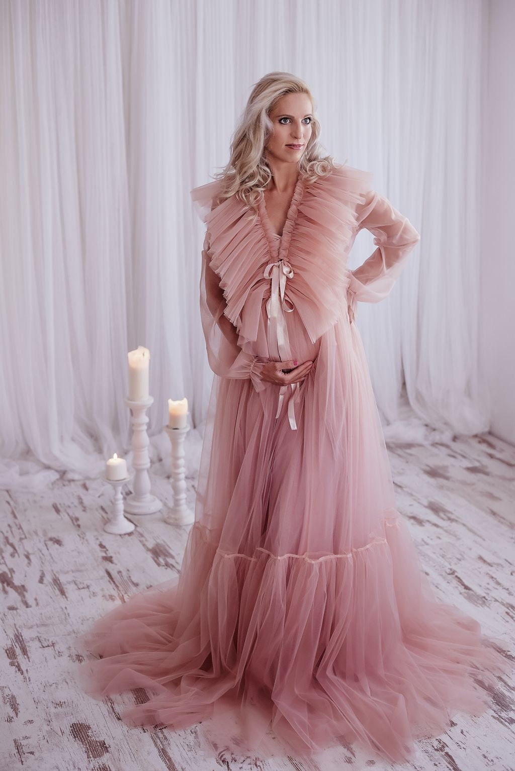 Victoria Maternity Tulle Dress for Photo Shoot Tulle Etsy