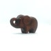 Wood sculpture Baby Elephant- handcarved wood statuette 