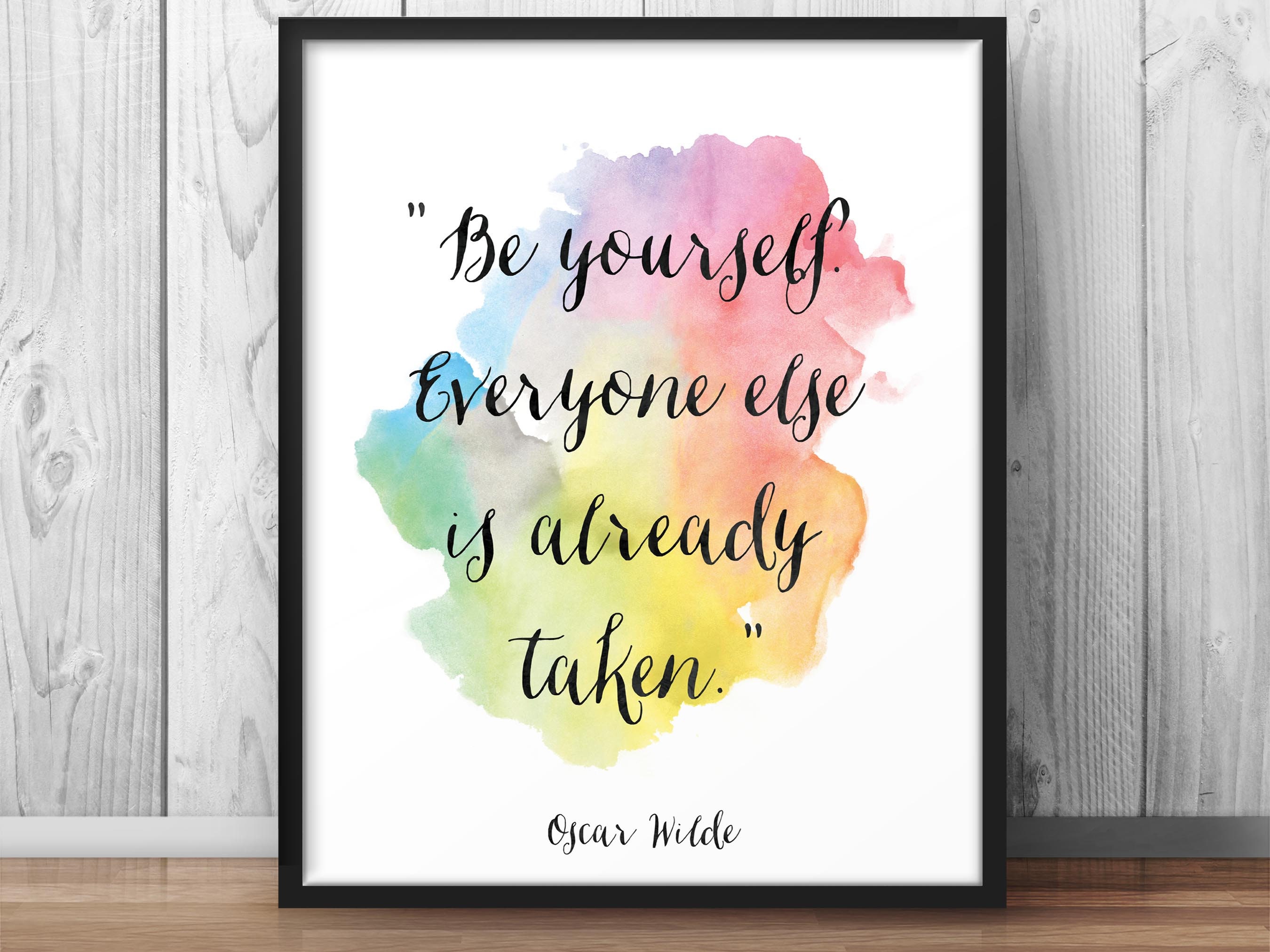 Be Yourself Everyone Else is Already Taken Oscar Wilde Quote - Etsy Canada Be Yourself Everyone Else is Already Taken Oscar Wilde Quote - Etsy Canada