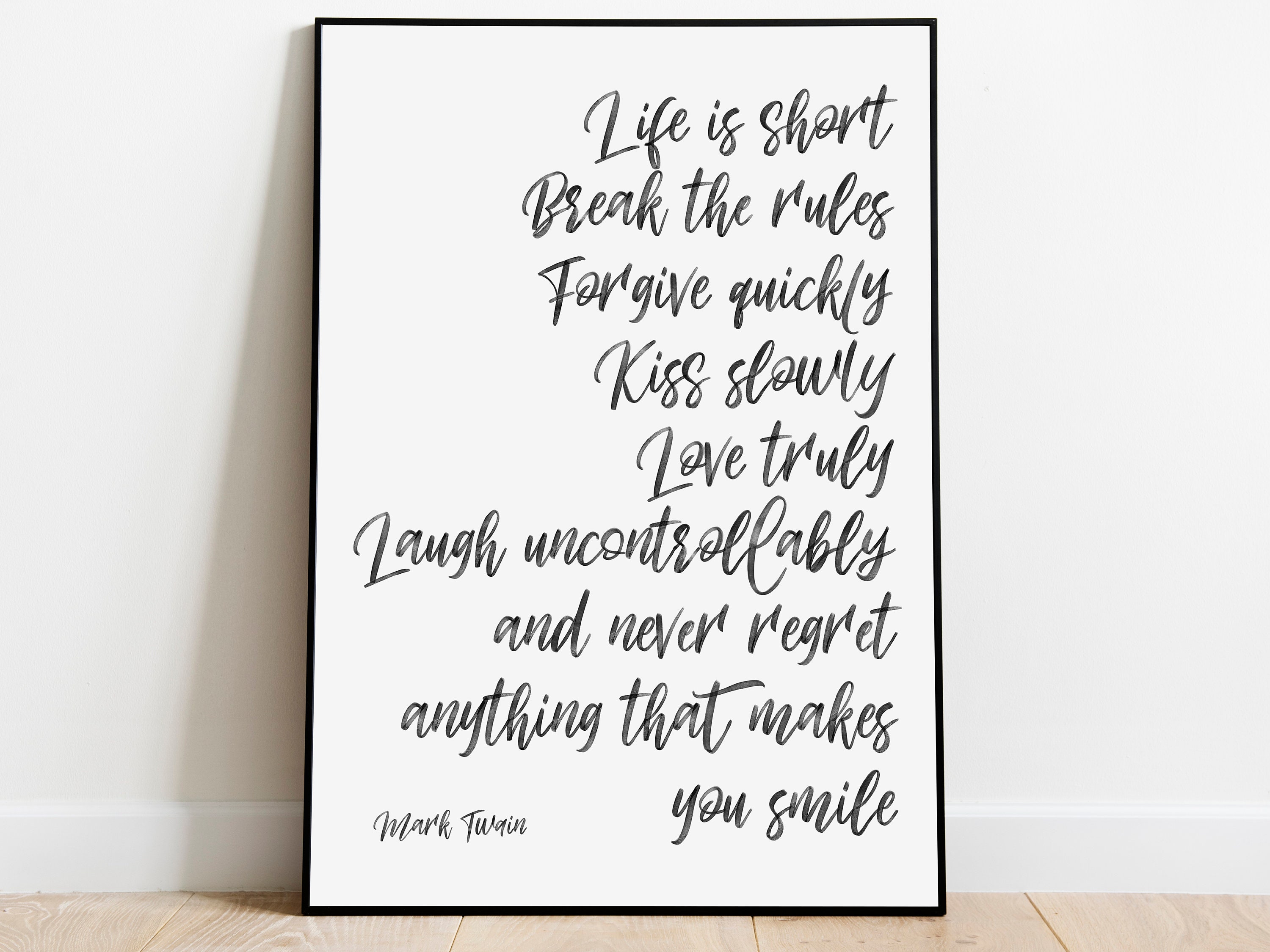 Mark Twain Quote Poster \, image size:3000x2250