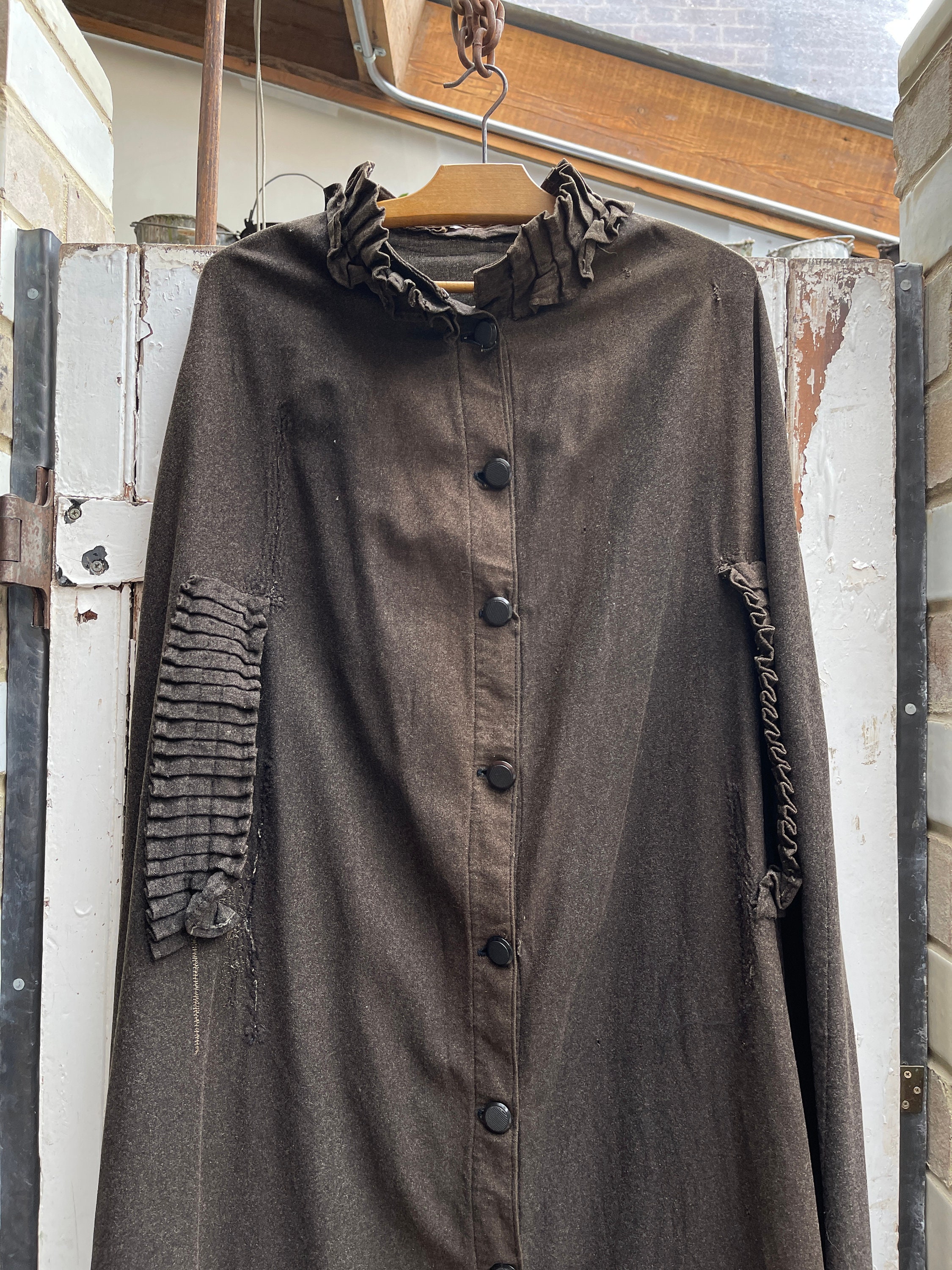ARCHIVIO J.M.Ribot つが 14buttons long coat