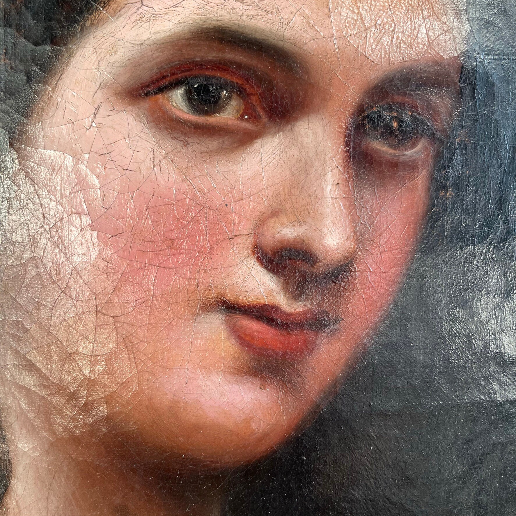 Antike georgische frühe viktorianische Ölgemälde Porträt | Etsy