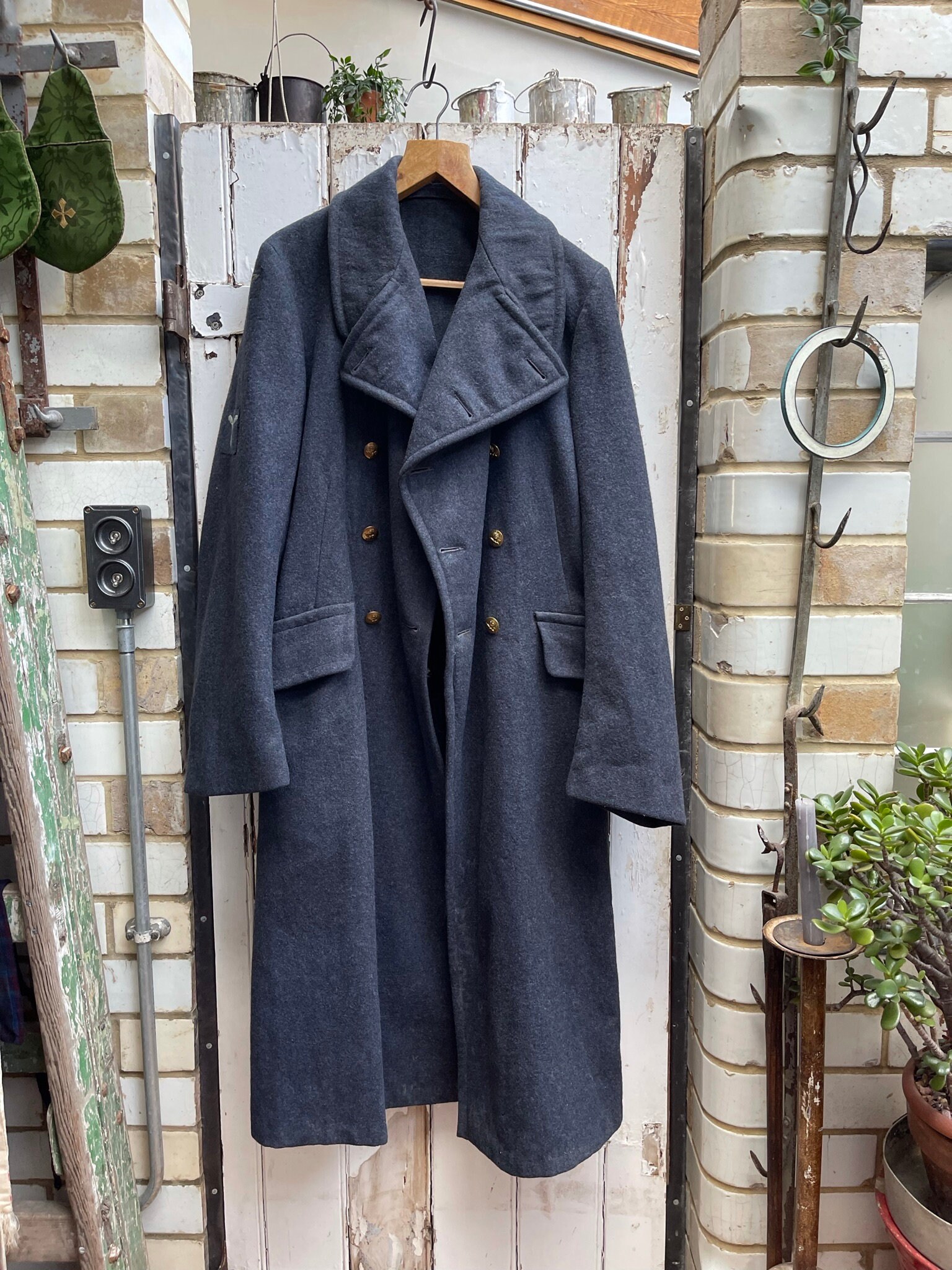 surplus wool greatcoat