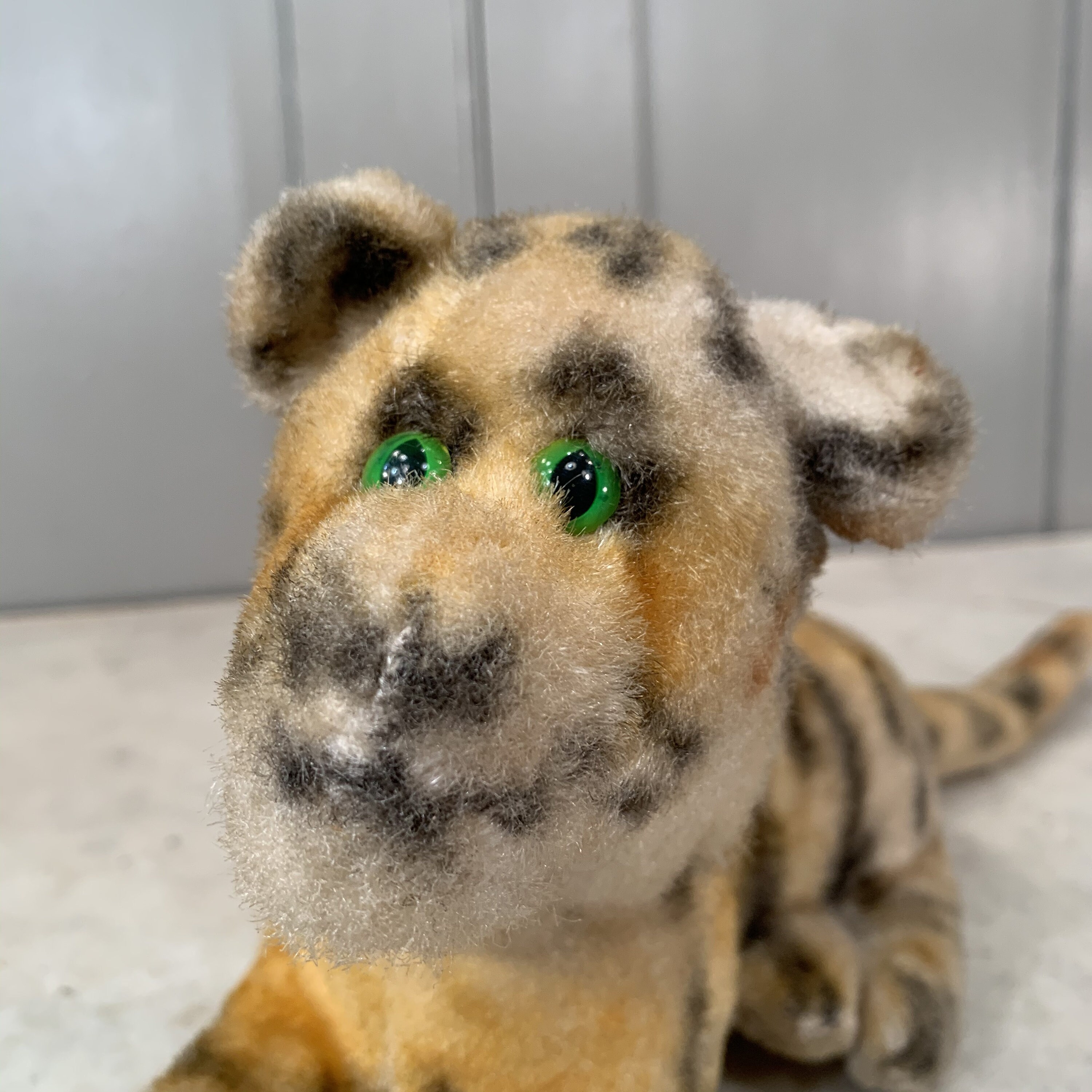 Vintage small stuffed toy tiger no 2 Etsy
