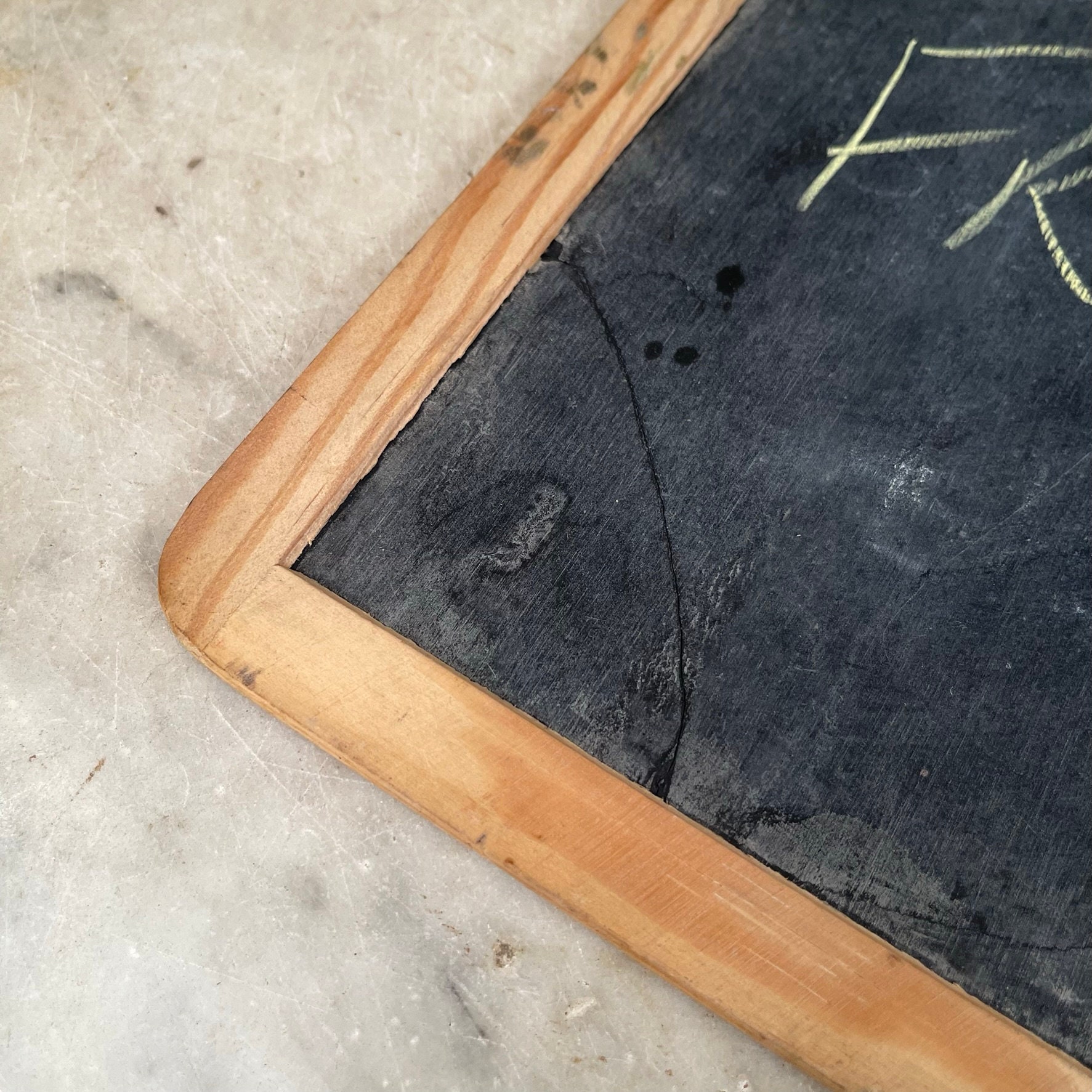 Vintage Blackboard Slate Chalkboard Etsy