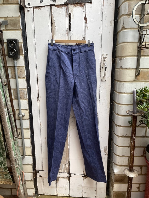 Vintage Swiss Lutteurs Topdress vetements de travail pour hommes en coton bleu pantalon taille 44 Etsy Canada