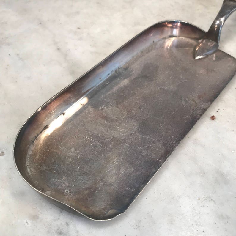 Antique Victorian silver plated crumb tray Etsy