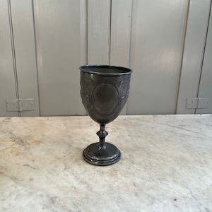 Large antique Victorian silver plated trophy horse racing flat race dated 1878