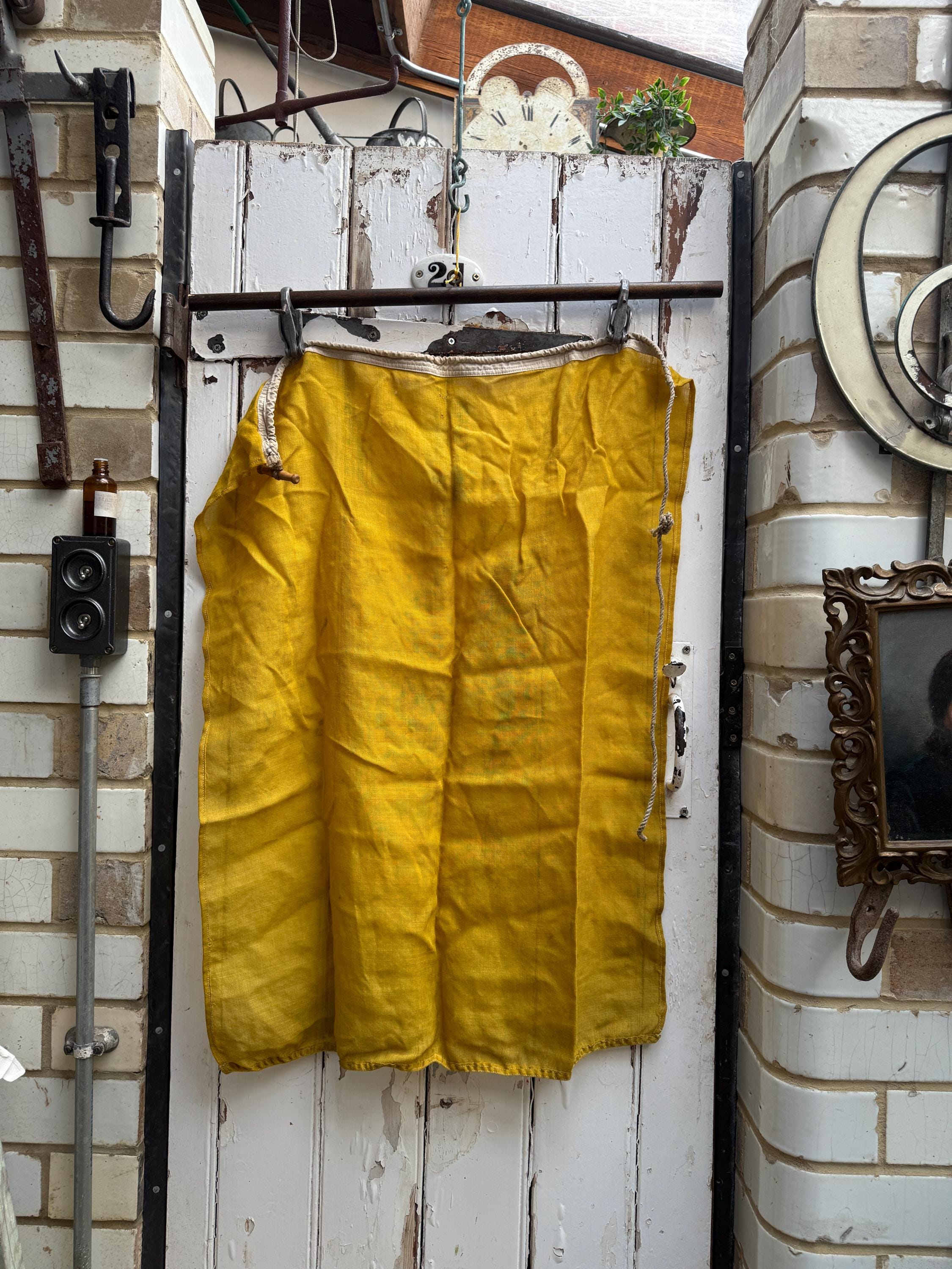 Ancien drapeau de signalisation nautique en coton vintage ICS Inde