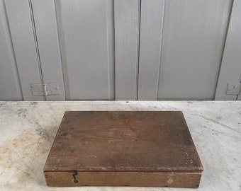 Antique entomologists collectors display case box