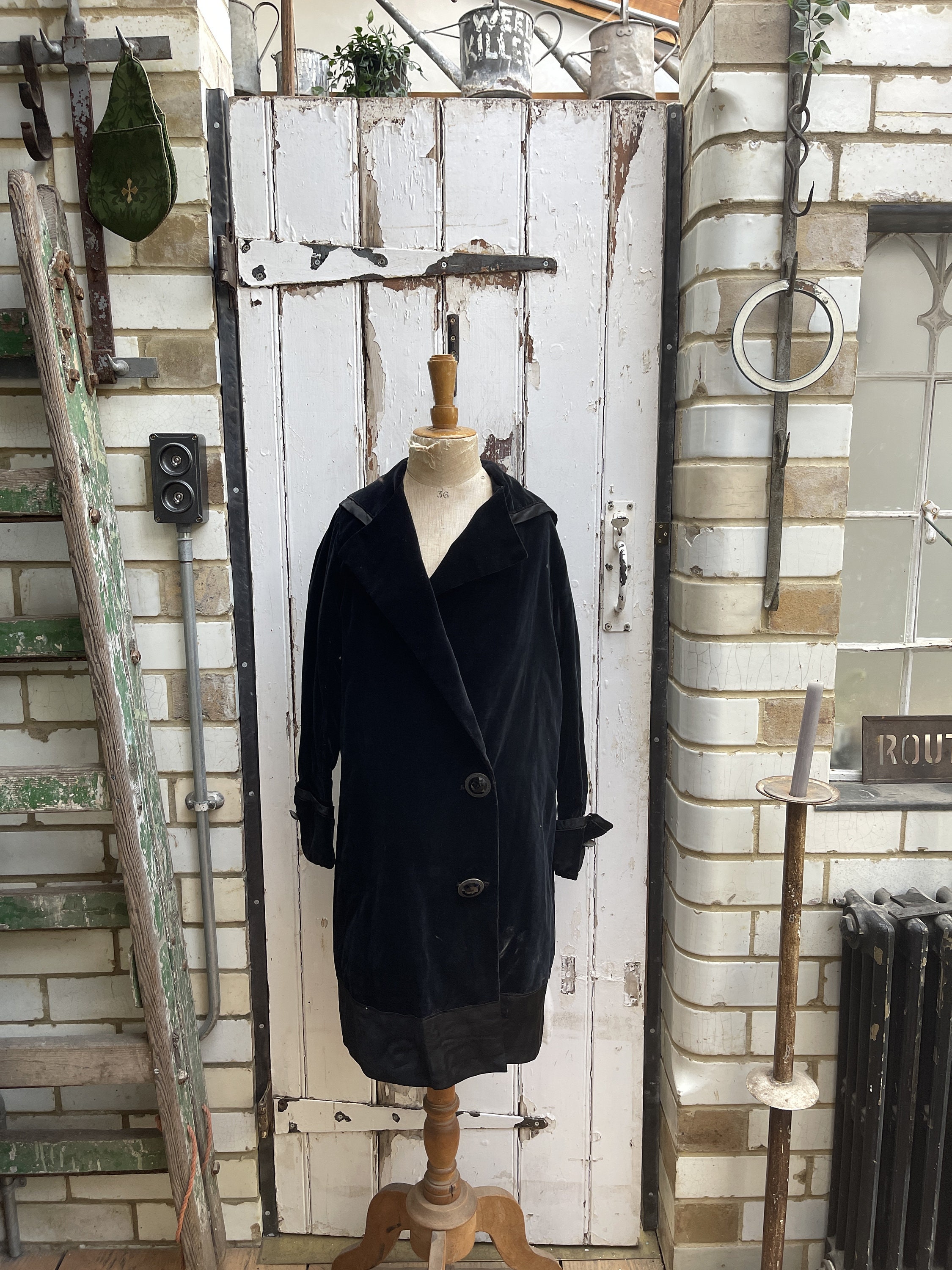 Black velvet coats sale cheap