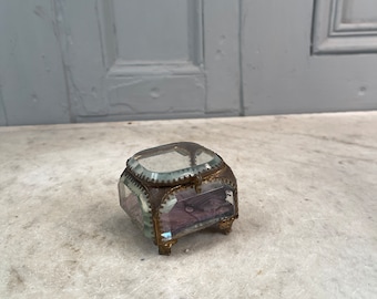 フランスアンティーク アルモワール型ジュエリーボックスミニチュア