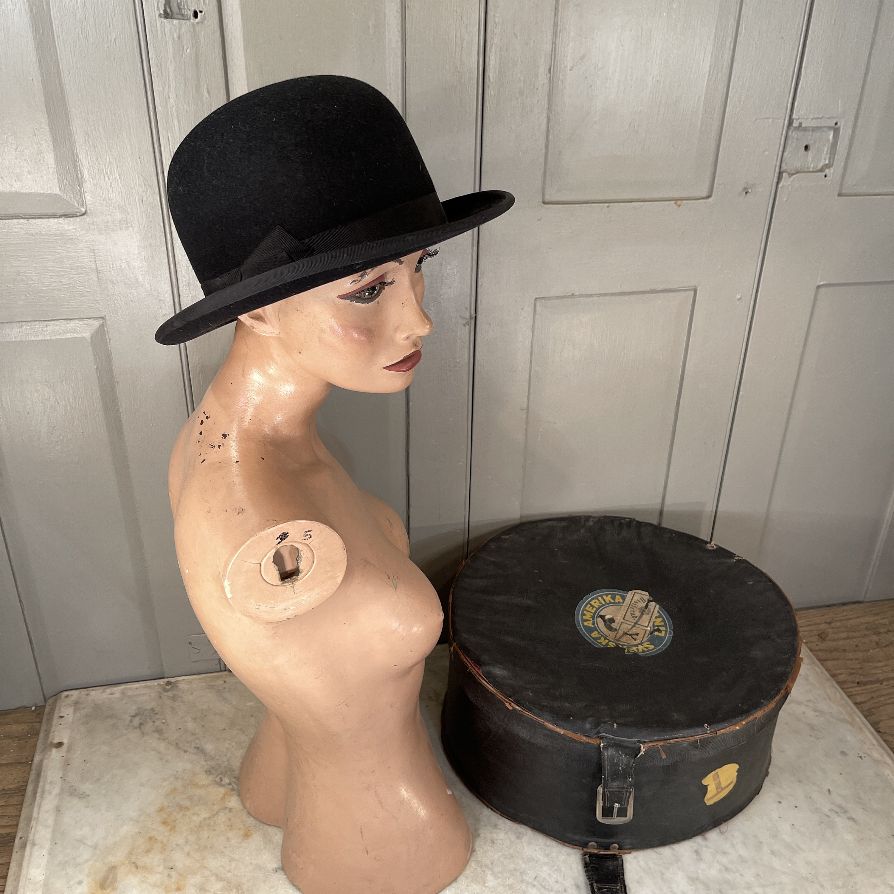 JAMES LOCK&CO.HATTERS (ジェームスロック&カンパニー・ハッターズ) フエルトボーラーハット サイズ:7 1/8 58
