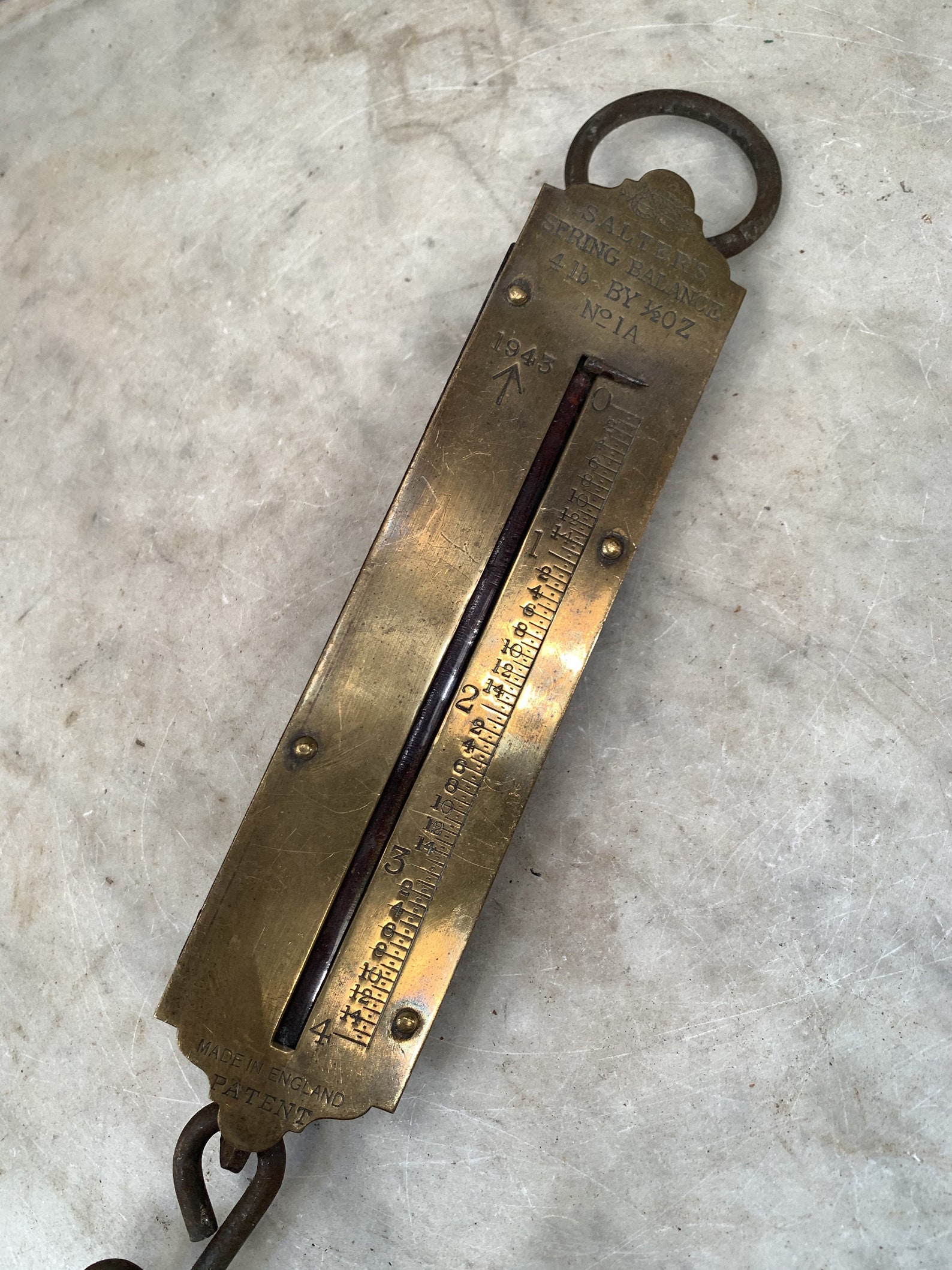 Antique Brass Salter's Spring Balance No 1A Scales. Etsy