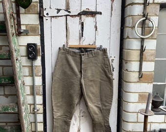 1900s Boss of the Road VERY RARE Edwardian Cord Pants Unisex Brown