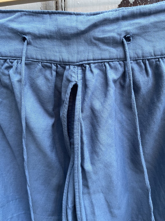 Analogie Striped Suspender Bloomers - Fresh Blue Stripe (Downtown Collection)
