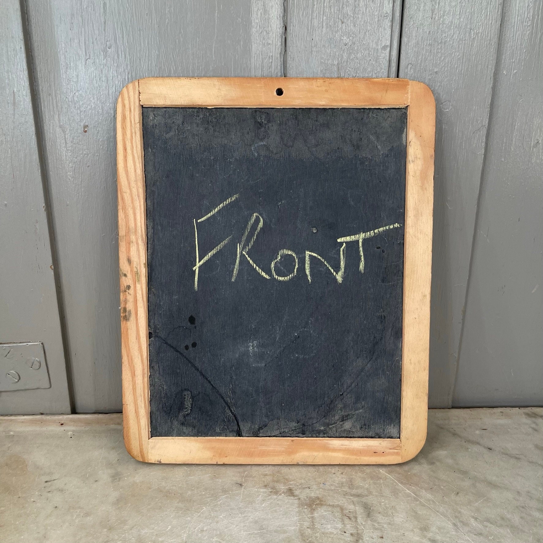 Vintage Blackboard Slate Chalkboard Etsy