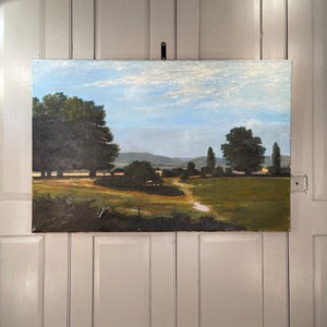 Vintage landschapsolieverfschilderij van Anthony Wynne