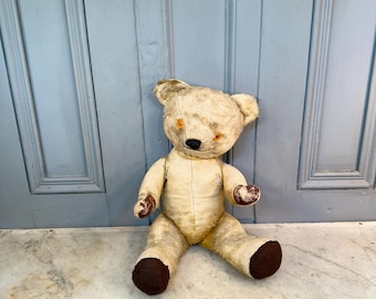 Antique medium size teddy bear