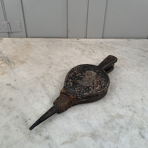 Antique fire bellows
