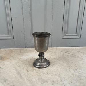 Antique English Pewter Church Goblet or Chalice no 2