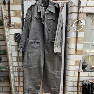 Vintage Bulgarian pilots flying suit overalls size XL