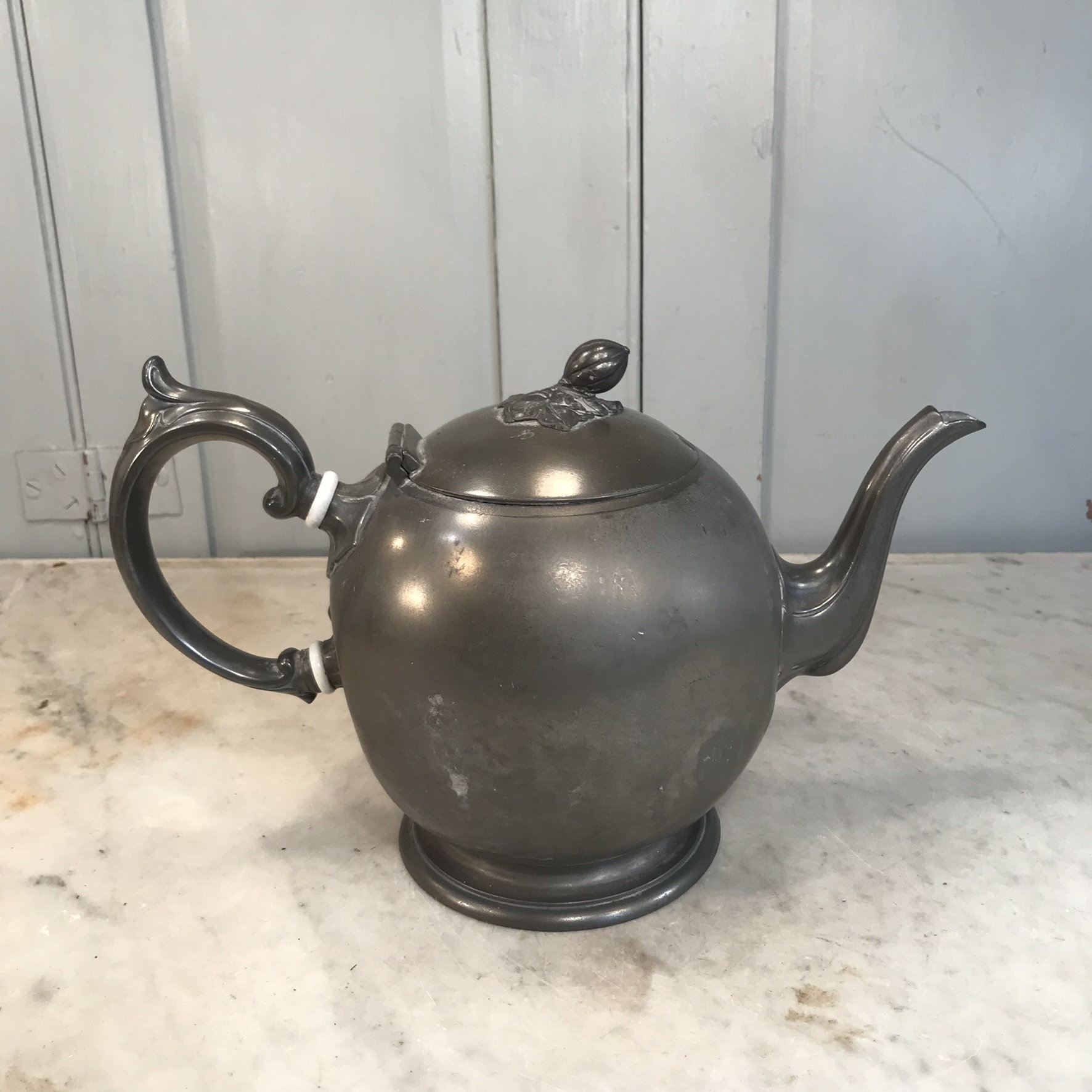 Antique pewter teapot by Philip Ashberry & Sons Etsy