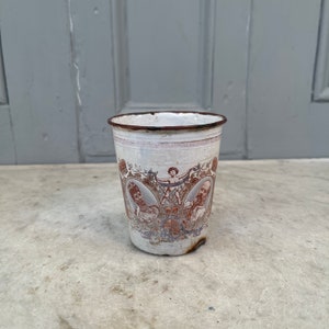 Antique Enamel Queen Victoria Diamond Jubilee Beaker - 1897 Display Cup