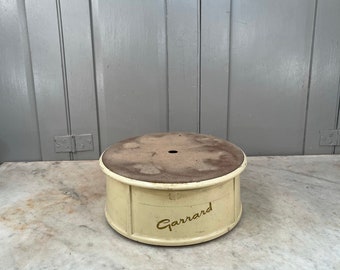 Antique English Garrard 1940s shop display turntable