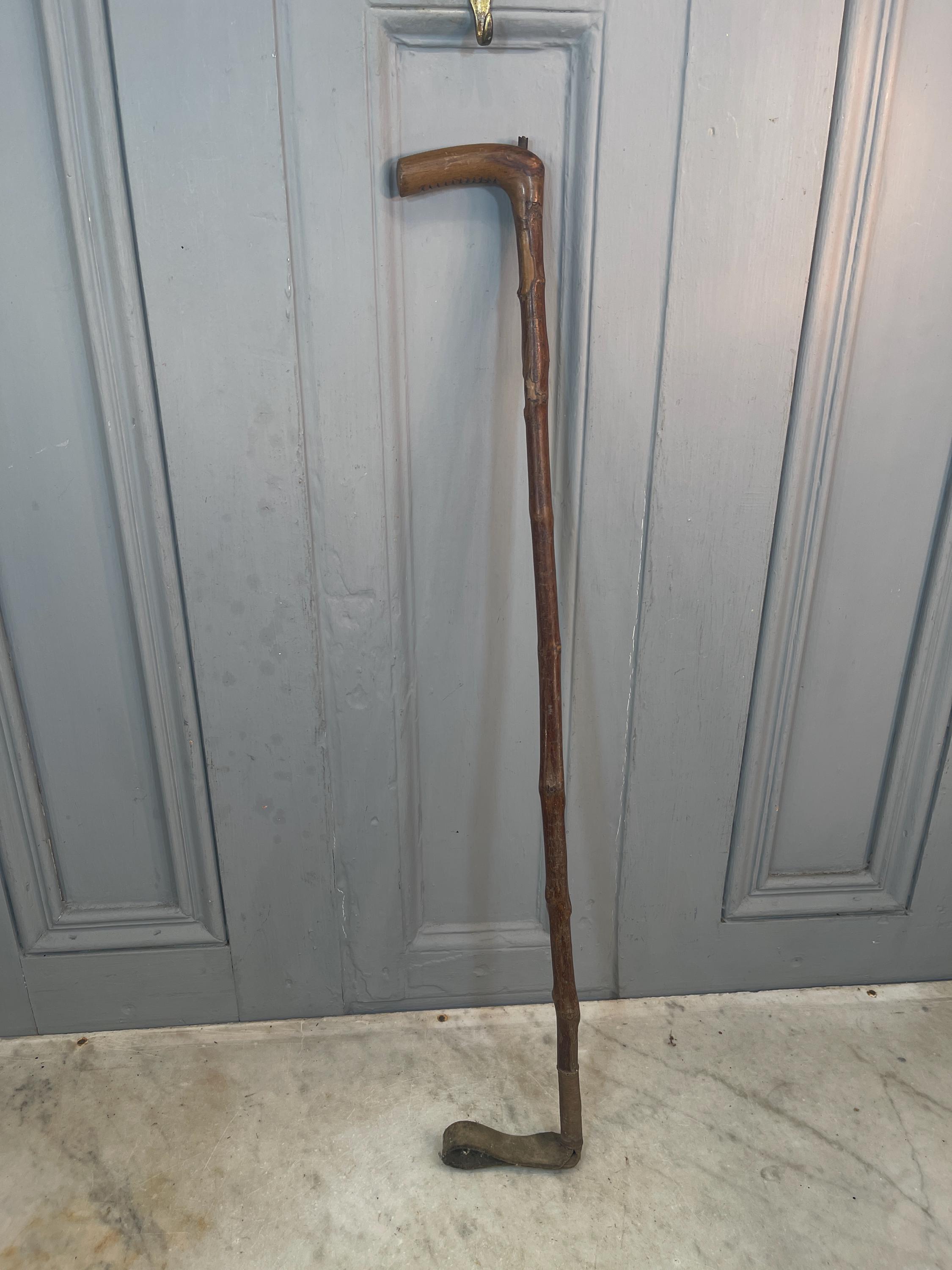 竹製 カーブ型ハンドル 杖 竹 アンティーク ヴィンテージ il_fullxfull.6382696452_ct1p.jpg