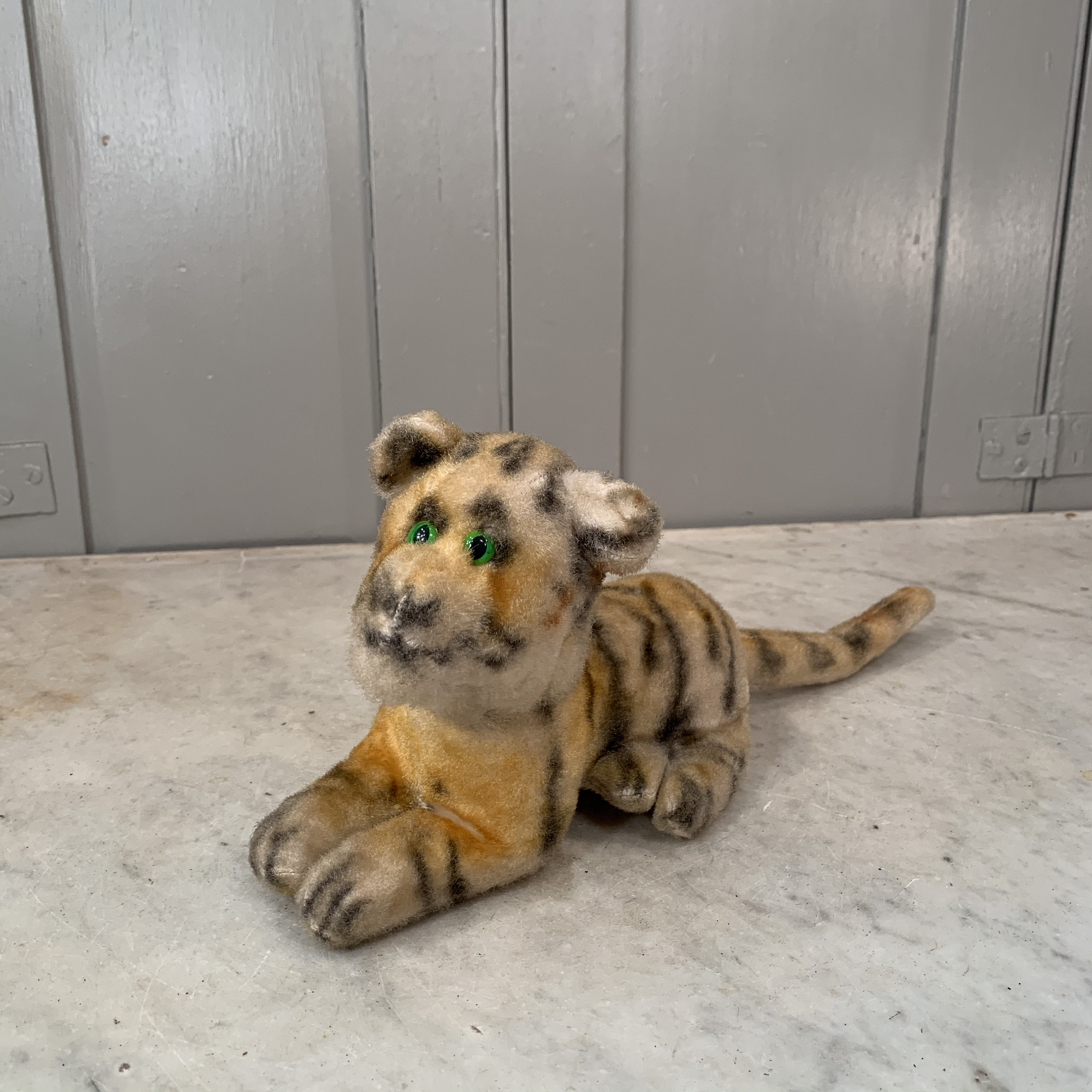 Vintage small stuffed toy tiger no 2 Etsy