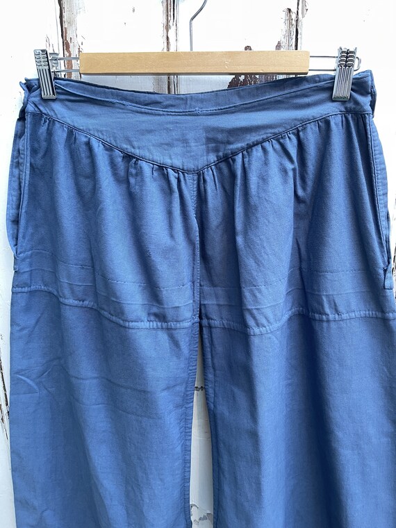 Analogie Striped Suspender Bloomers - Fresh Blue Stripe (Downtown Collection) main image 1