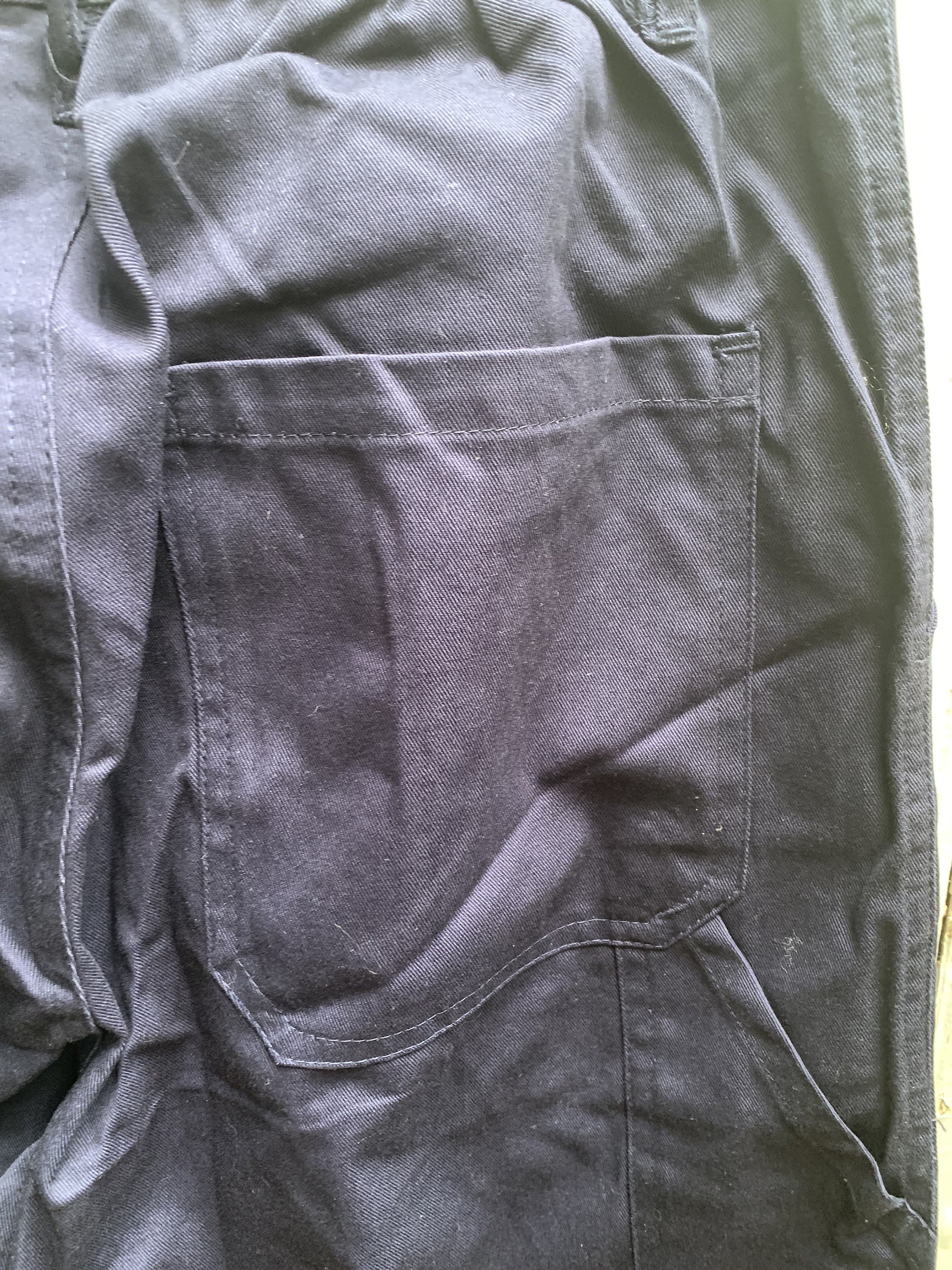 Vintage Dutch Navy Blue Cotton Workwear Trousers Size NL 44 F - Etsy UK