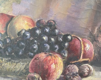 アンティーク　絵　水彩画　果物　antique フランス アンティーク 絵 水彩画 果物 antique フランス