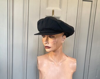 Authentic Fiddler / Dutch Boy Cap Fiddler Dutch Boy Wool Hat Cap Greece Black 58 Greek - Etsy main image 2