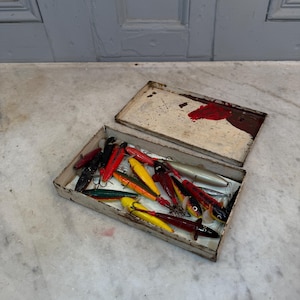 Antique Fishing Lure Display Case - Etsy
