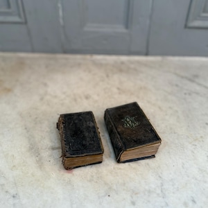 Couple small antique French Prayer Books