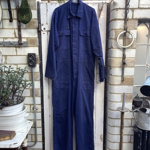 Vintage KLM Kleding blau Baumwolle Arbeitskleidung Overall Overall Overall Arbeitskleidung Größe L
