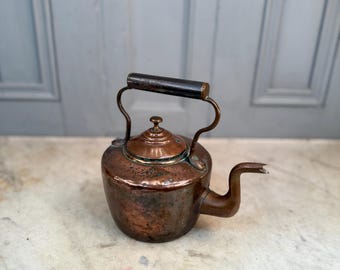 Hervidor de cobre victoriano antiguo (n.º 2)